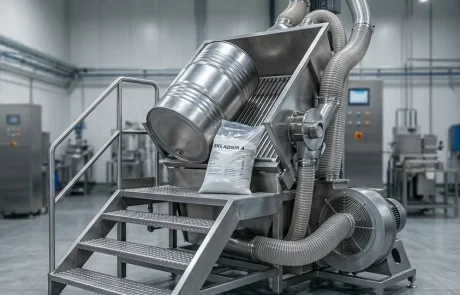 Produkcja kolumn podnoszących pod wymiar – spersonalizowane rozwiązanie mechaniczne ze stali dla branży farmaceutycznej i spożywczej.