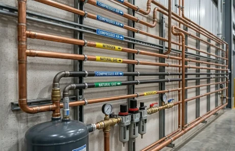 Precyzyjna instalacja rurociągów technologicznych ze stali – projekt i wykonanie węzła przesyłowego według indywidualnej specyfikacji.